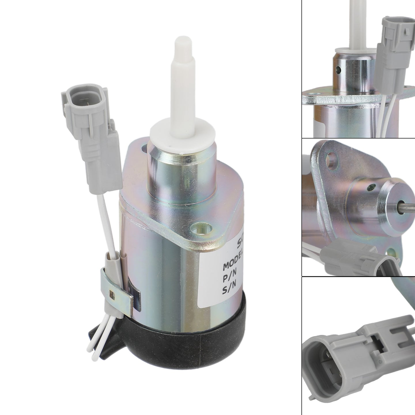 Fuel Shut Off Solenoid PS45CZ393 For Kubota V2607 V3307 Linde 1219 VOLVO55/80D