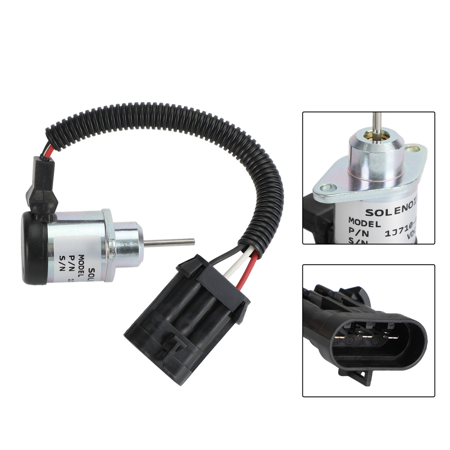 1J710-60011 12V Shutdown Device Solenoid Fits For Kubota Engine V2607