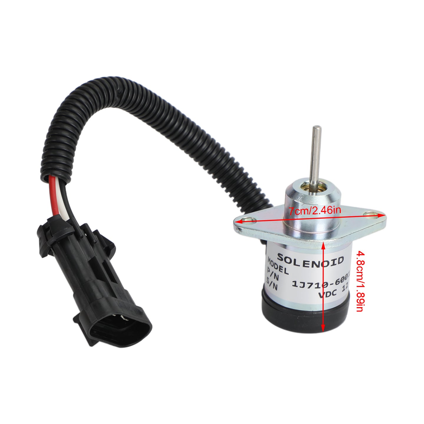 1J710-60011 12V Shutdown Device Solenoid Fits For Kubota Engine V2607