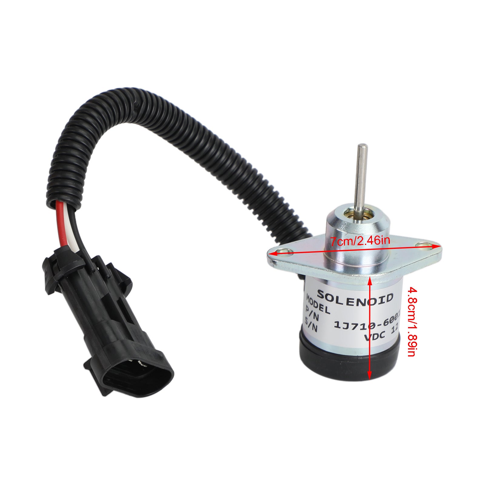 1J710-60011 12V Shutdown Device Solenoid Fits For Kubota Engine V2607