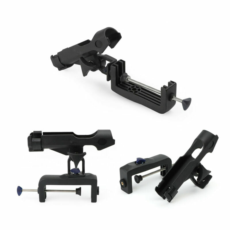 Für Adjustable Boat Pole Kayak B7 Rail 4.7inches 2PCS Angelrutenhalter Clamp-on