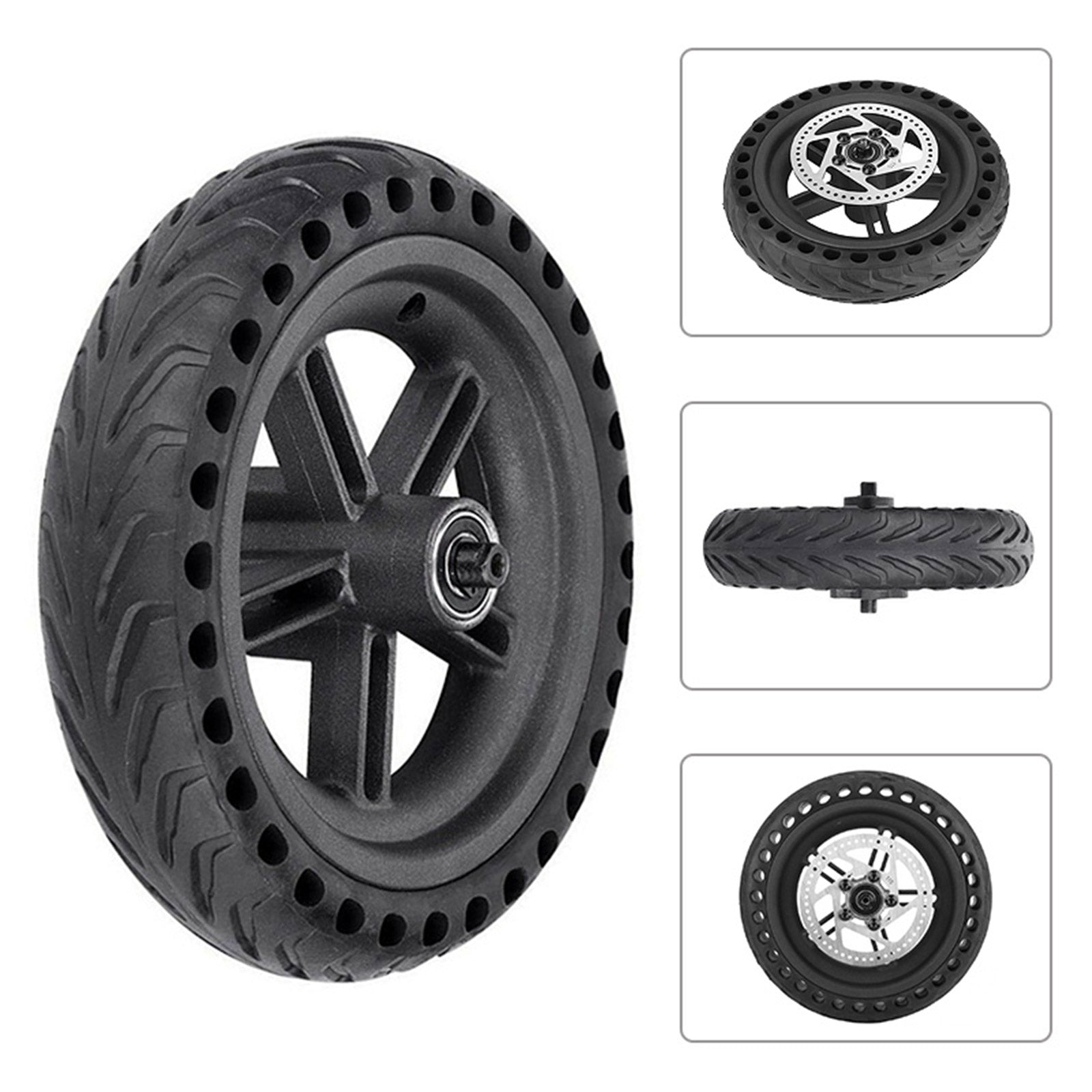 8.5 inch Honeycomb Runflat Rear Wheel+Hub+Disc Brake M365 PRO/PRO2 (Copy)