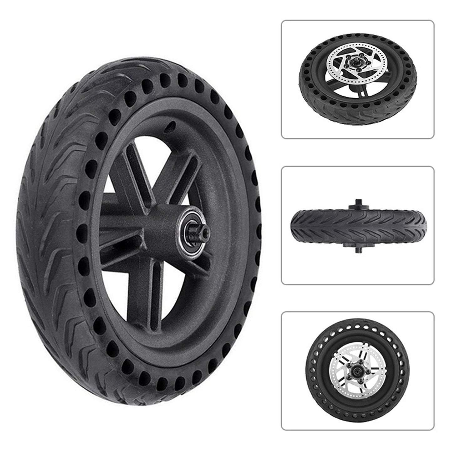 8.5 inch Honeycomb Runflat Rear Wheel+Hub+Disc Brake M365 PRO/PRO2 (Copy)