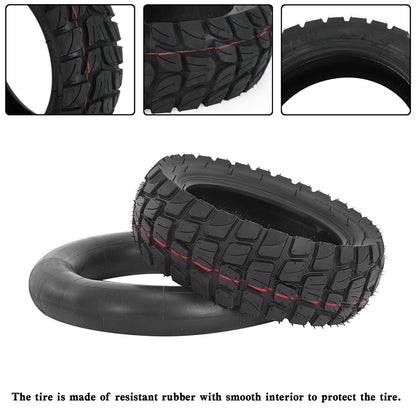 10x3 inch Off-Road Outer Tyre+Tube KUGOO M4 Zero etc 80/65-6
