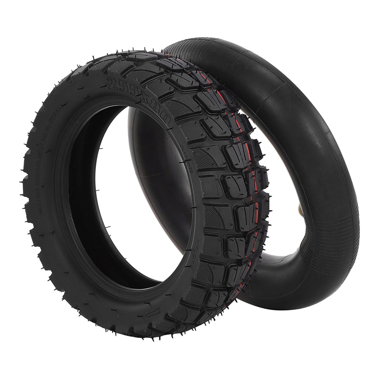 10x3 inch Off-Road Outer Tyre+Tube KUGOO M4 Zero etc 80/65-6