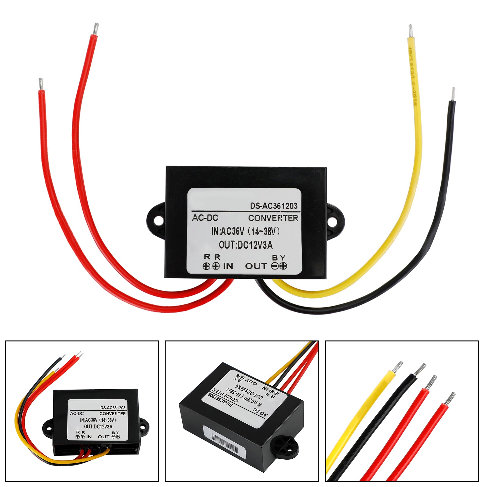 Waterproof AC-DC Converter AC 36V Step Down to DC12V Power Supply Module