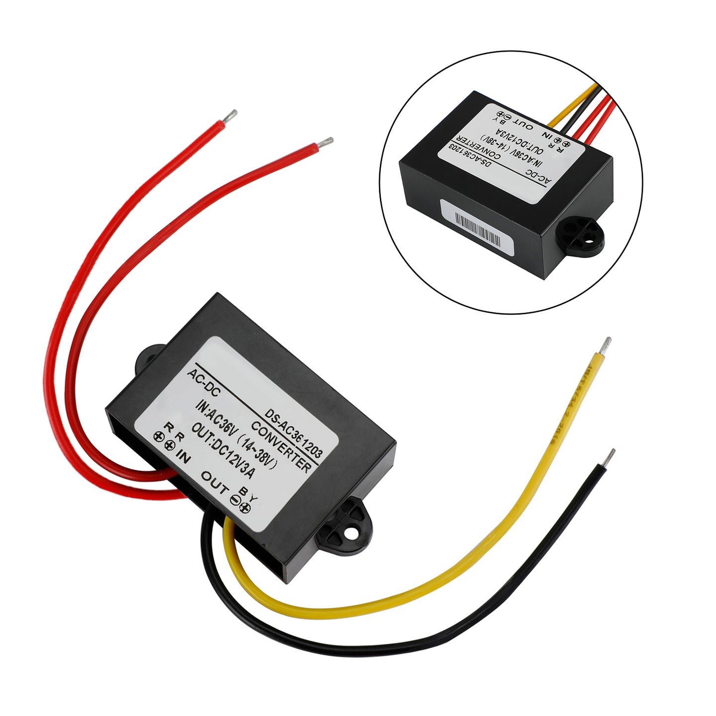 Waterproof AC-DC Converter AC 36V Step Down to DC12V Power Supply Module