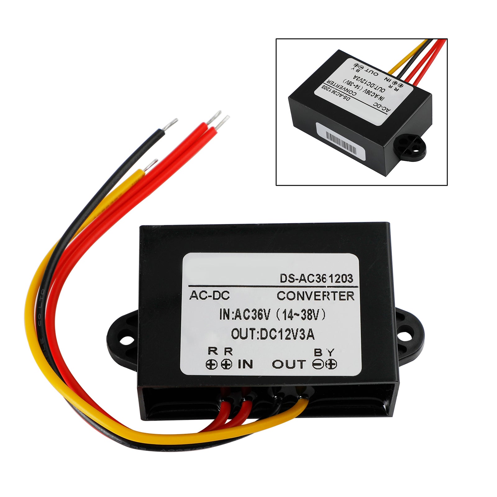 Waterproof AC-DC Converter AC 36V Step Down to DC12V Power Supply Module