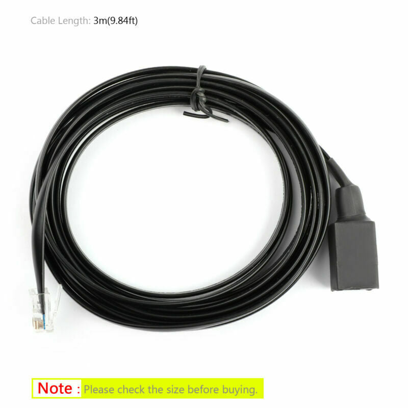 1Pcs 2Pcs 3m Extend Wire Adapter 6-Pin Mic 1 to 2 Splitter For Yaesu Radio