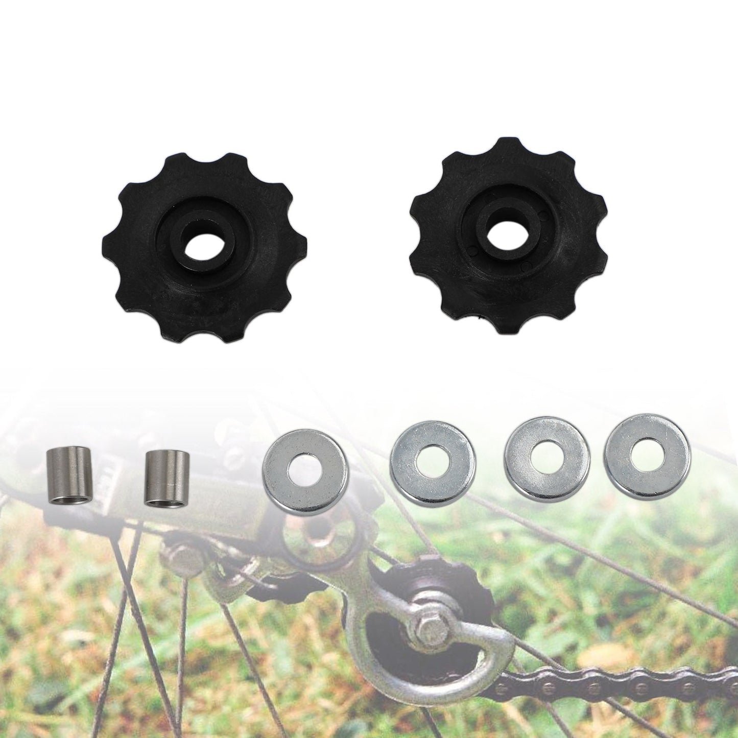 6mm Jockey Wheel Pulley Kit Vintage Simplex Suntour Derailleur (Copy)