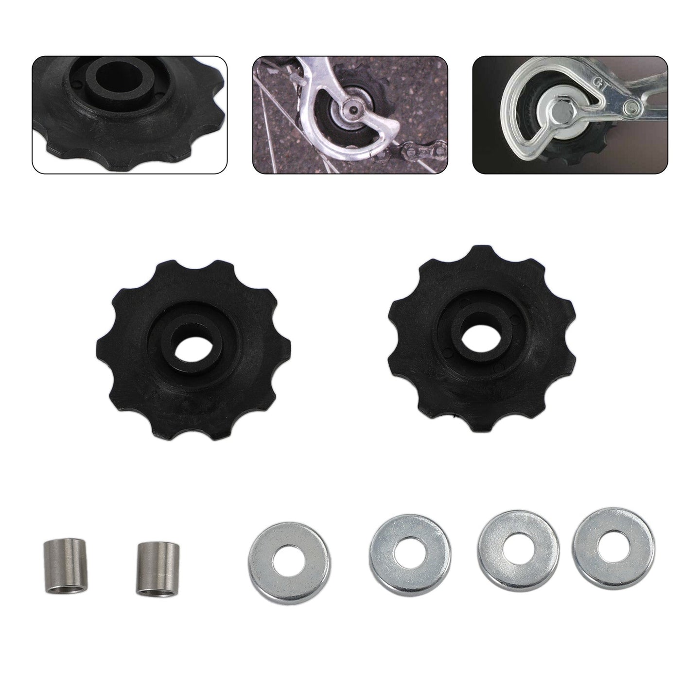 6mm Jockey Wheel Pulley Kit Vintage Simplex Suntour Derailleur (Copy)