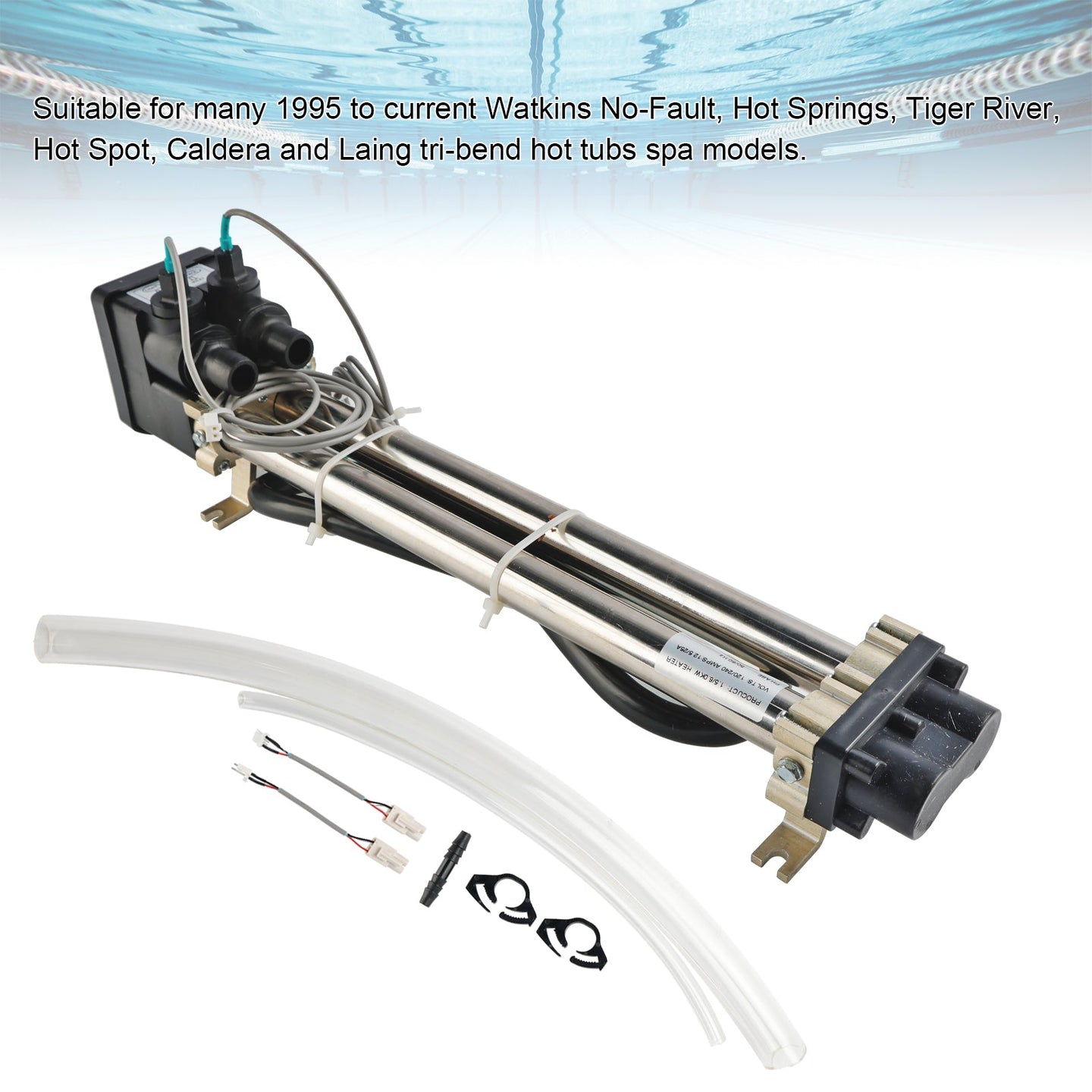 No-Fault 73791 Titanium Spa Heater 4kW for Watkins, Hot Spring Spas