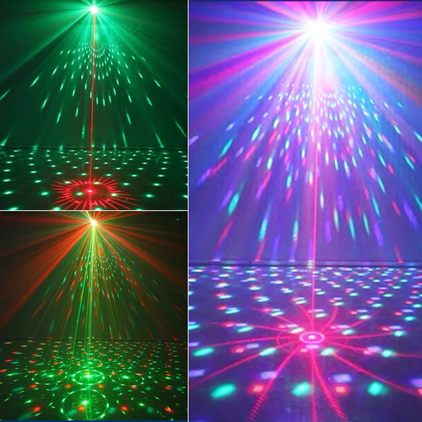 LED Laser Light RGB Lights 60 Patterns Magic Ball Stage Lighting DJ Disco Party