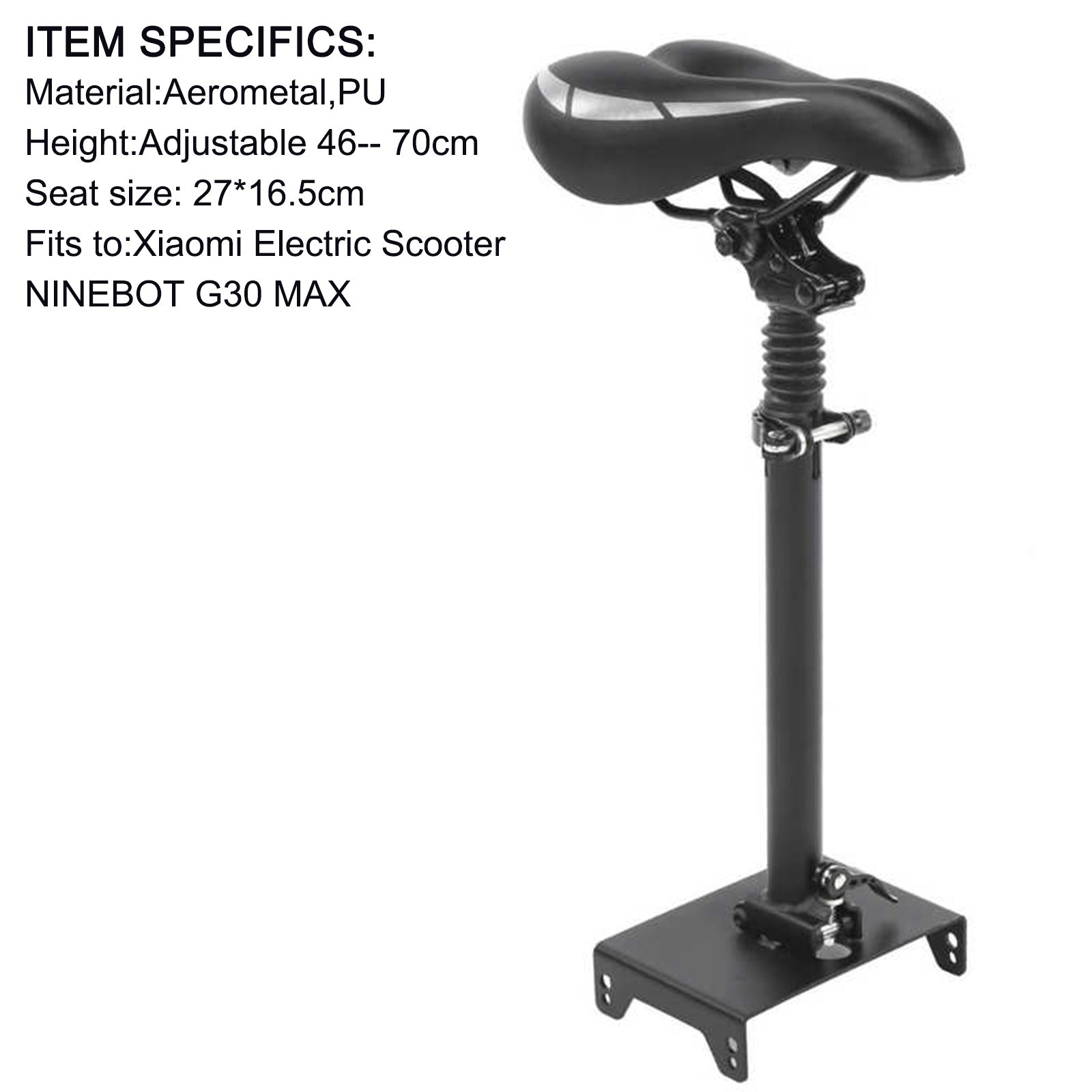 Adjustable Seat Saddle for NINEBOT G30 MAX E-Scooter