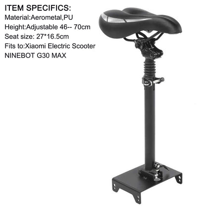 Adjustable Seat Saddle for NINEBOT G30 MAX E-Scooter