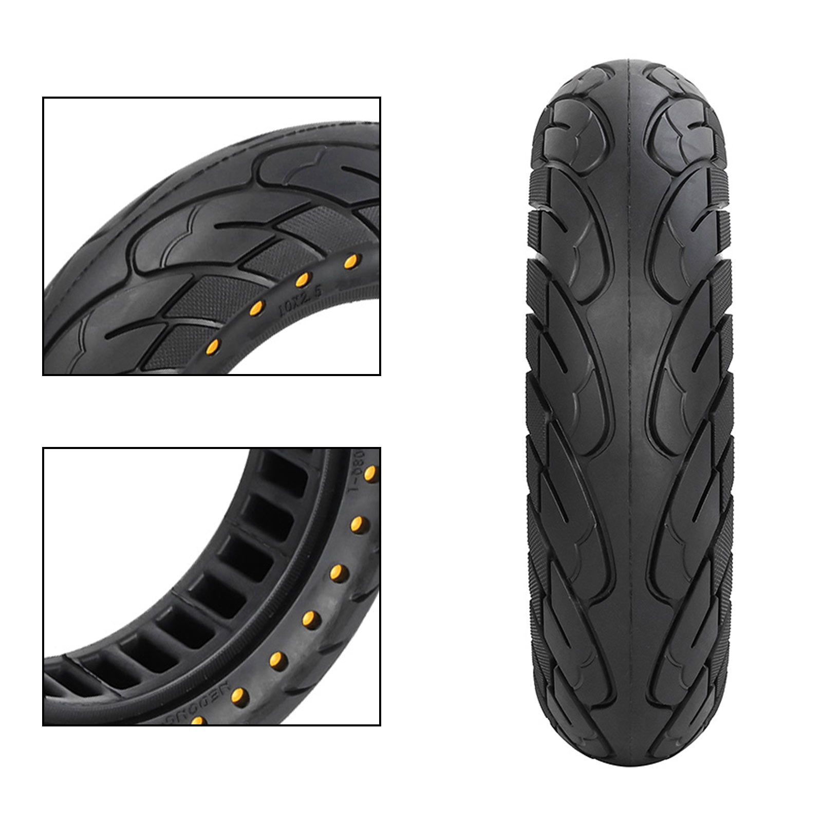 10x2.5 Solid Honeycomb Tire 60/70-6.5 for Ninebot Max G30 (Copy)