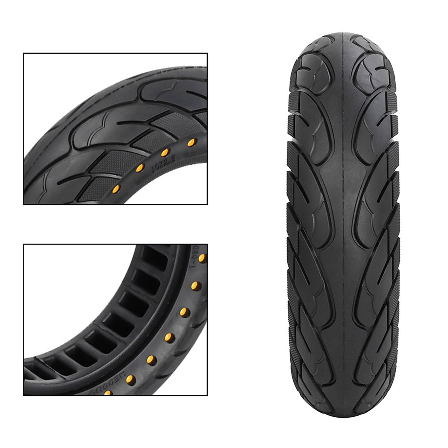 10x2.5 Solid Honeycomb Tire 60/70-6.5 for Ninebot Max G30 (Copy)