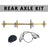 32" Rear Live Axle Kit with Sprocket, Brake & Wheel Hub – Replacement for ATV, Quad & Go Kart