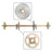 32" Rear Live Axle Kit with Sprocket, Brake & Wheel Hub – Replacement for ATV, Quad & Go Kart