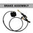 Go Kart ATV Rear Hydraulic Brake Caliper Master Cylinder Kit (Copy)