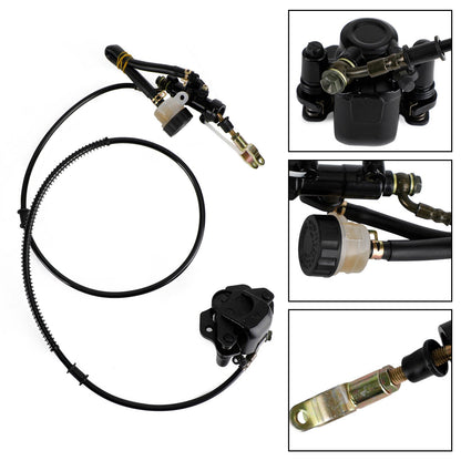 Go Kart ATV Rear Hydraulic Brake Caliper Master Cylinder Kit