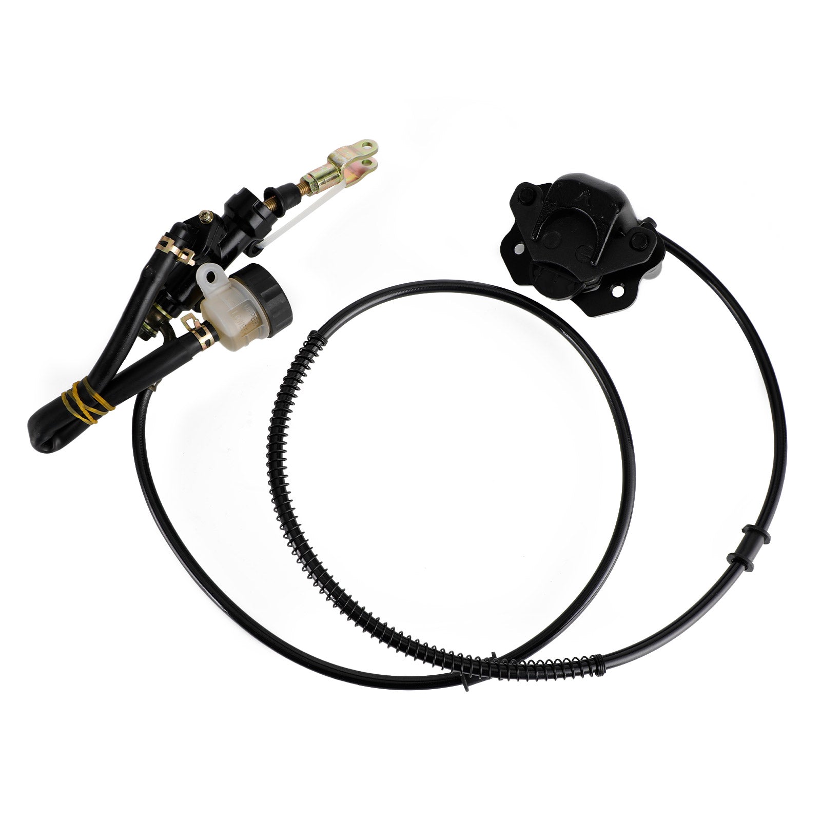 Universal Rear Hydraulic Brake Kit for Go Kart, Golf Cart, ATV – Complete Caliper & Master Cylinder