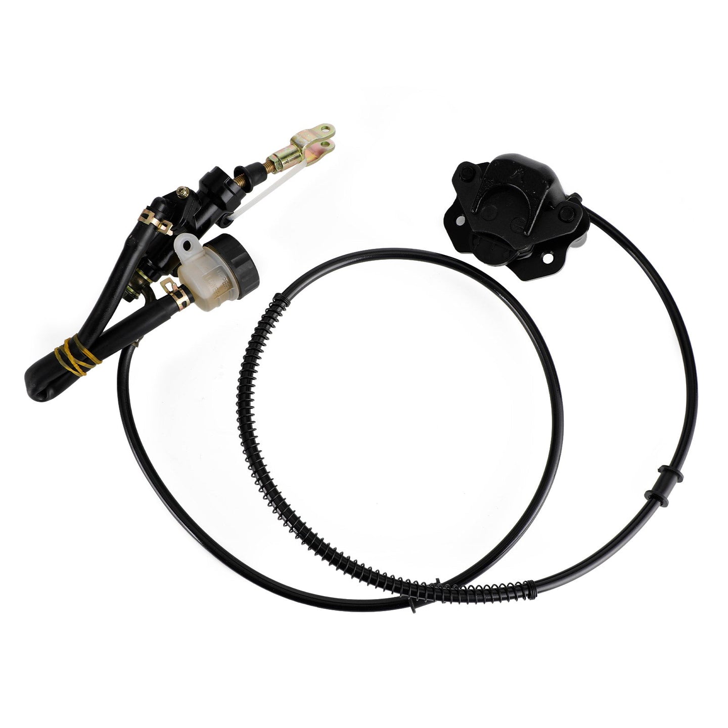 Universal Rear Hydraulic Brake Kit for Go Kart, Golf Cart, ATV – Complete Caliper & Master Cylinder
