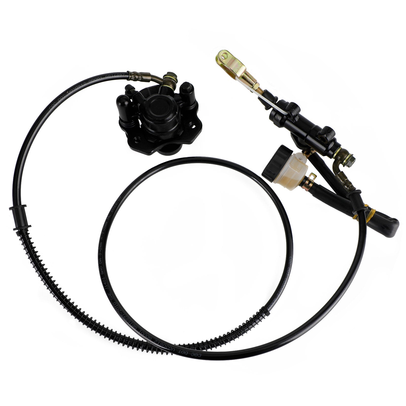 Go Kart ATV Rear Hydraulic Brake Caliper Master Cylinder Kit (Copy)