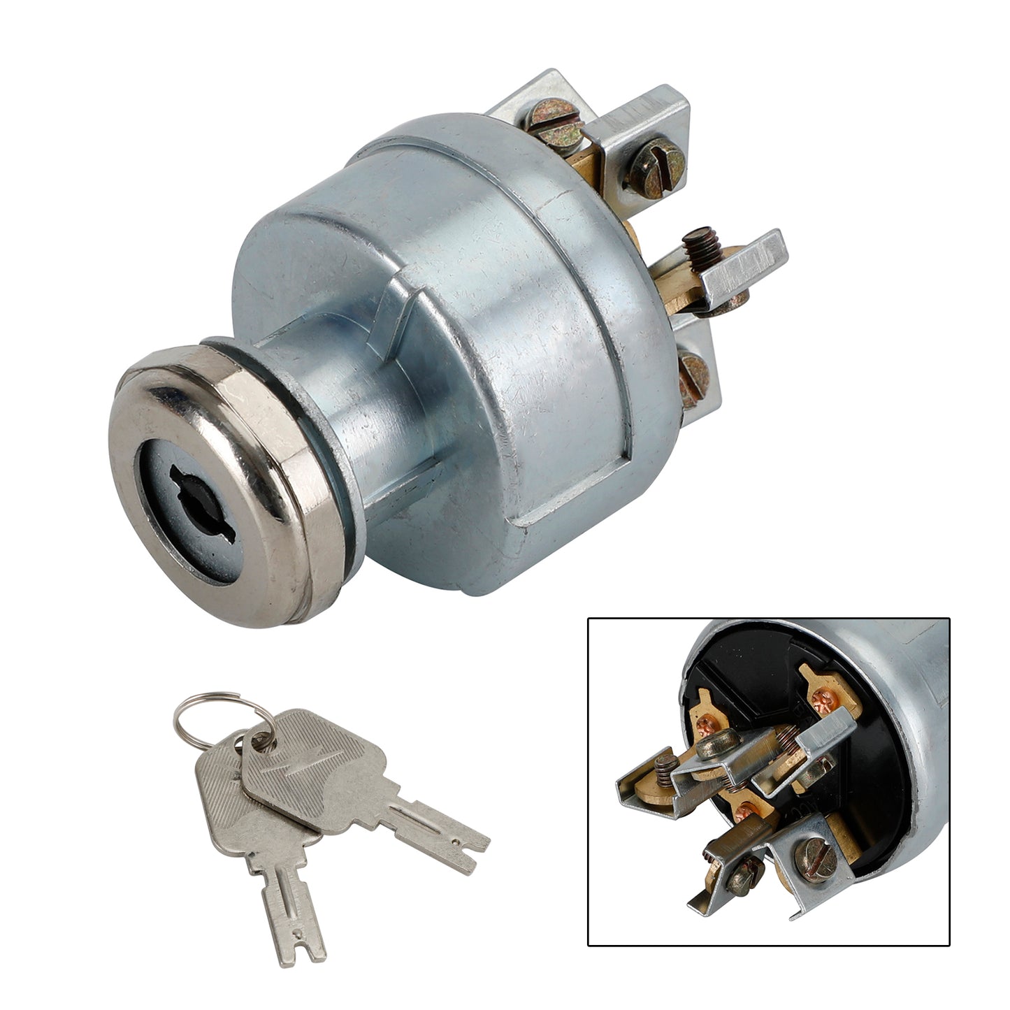 Ignition Switch For Clark Forklift 1723186 2339413 272041 7004210 With 2Keys (Copy)