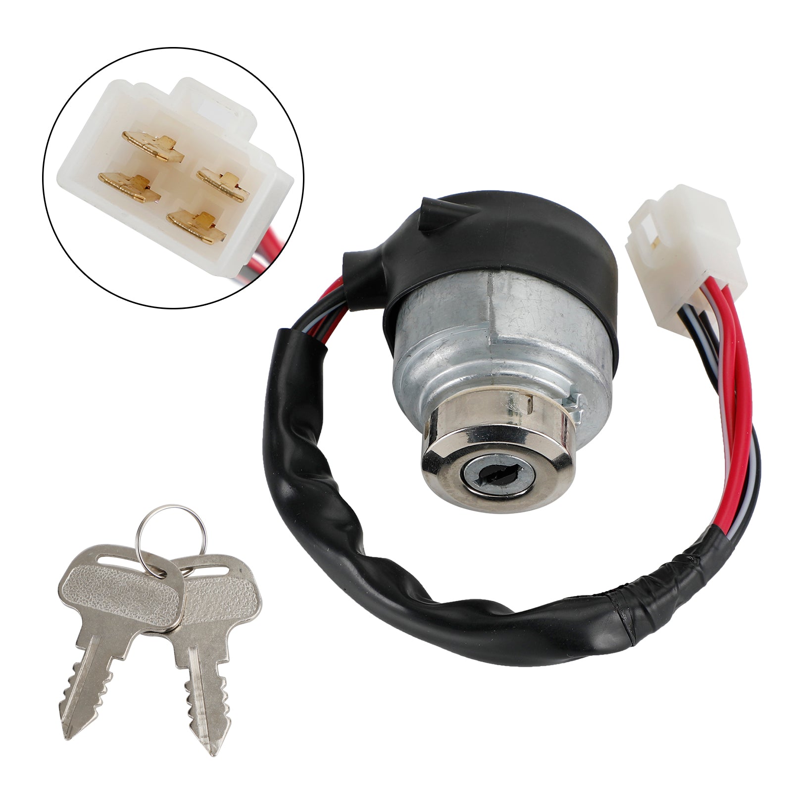 Kubota M4900 M5700 M6800 M8200 Ignition Switch W/2 Keys Fits 52200-41212