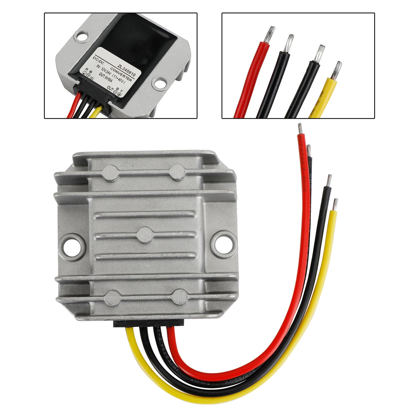 DC-DC Converter 12V/24V to 9V 10A – 90W Step Down Voltage Regulator Power Supply