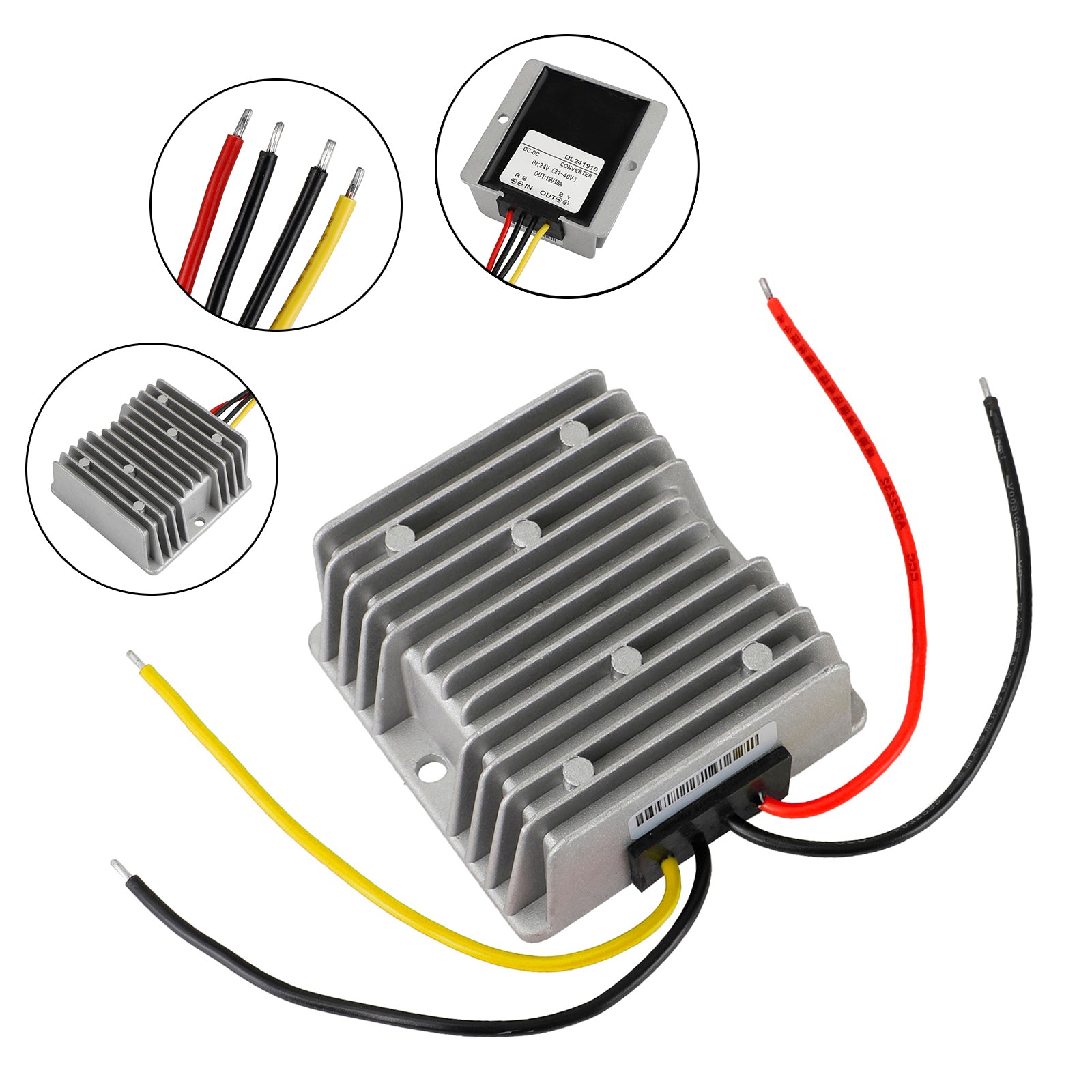 Waterproof DC-DC Step Down Converter – 24V to 19V 10A 190W Power Supply Regulator