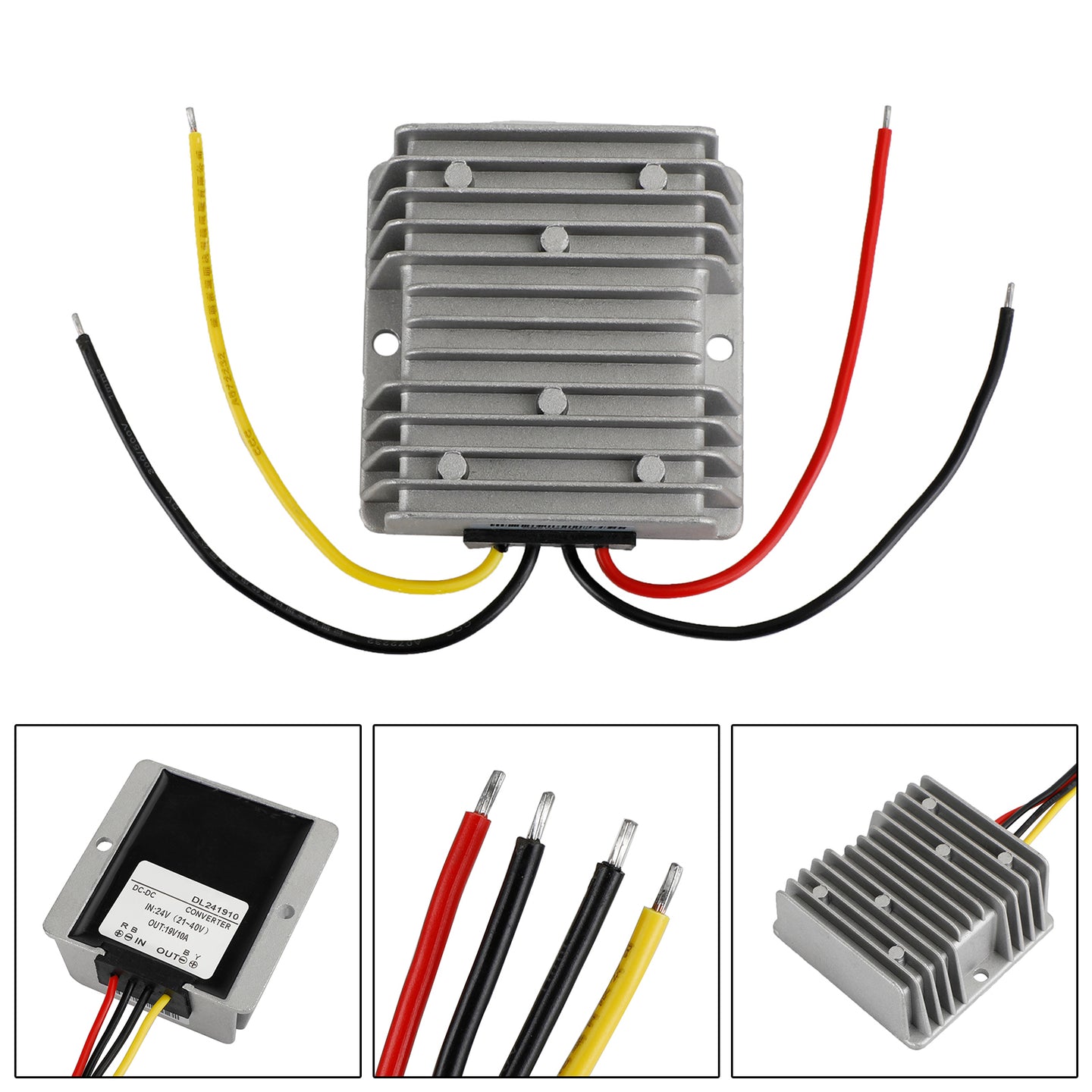 WaterProof 24V to 19V 10A 190W Step Down DC/DC Power Converter Regulator