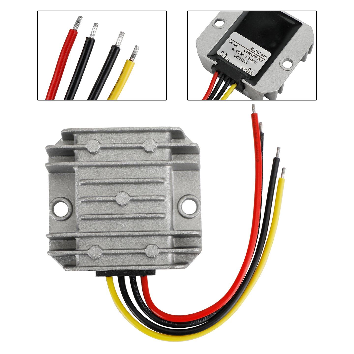 DC 12V/24V To 7.5V 10A 75W Converter Regulator Power Supplies Transformer