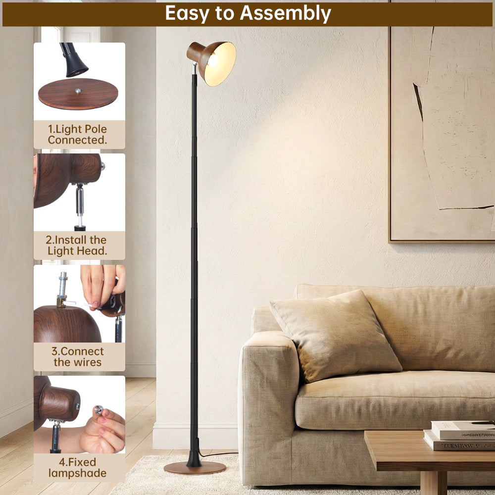 Modern LED Floor Lamp Adjustable Height/Light Table Lamp for Reading Bedroom
