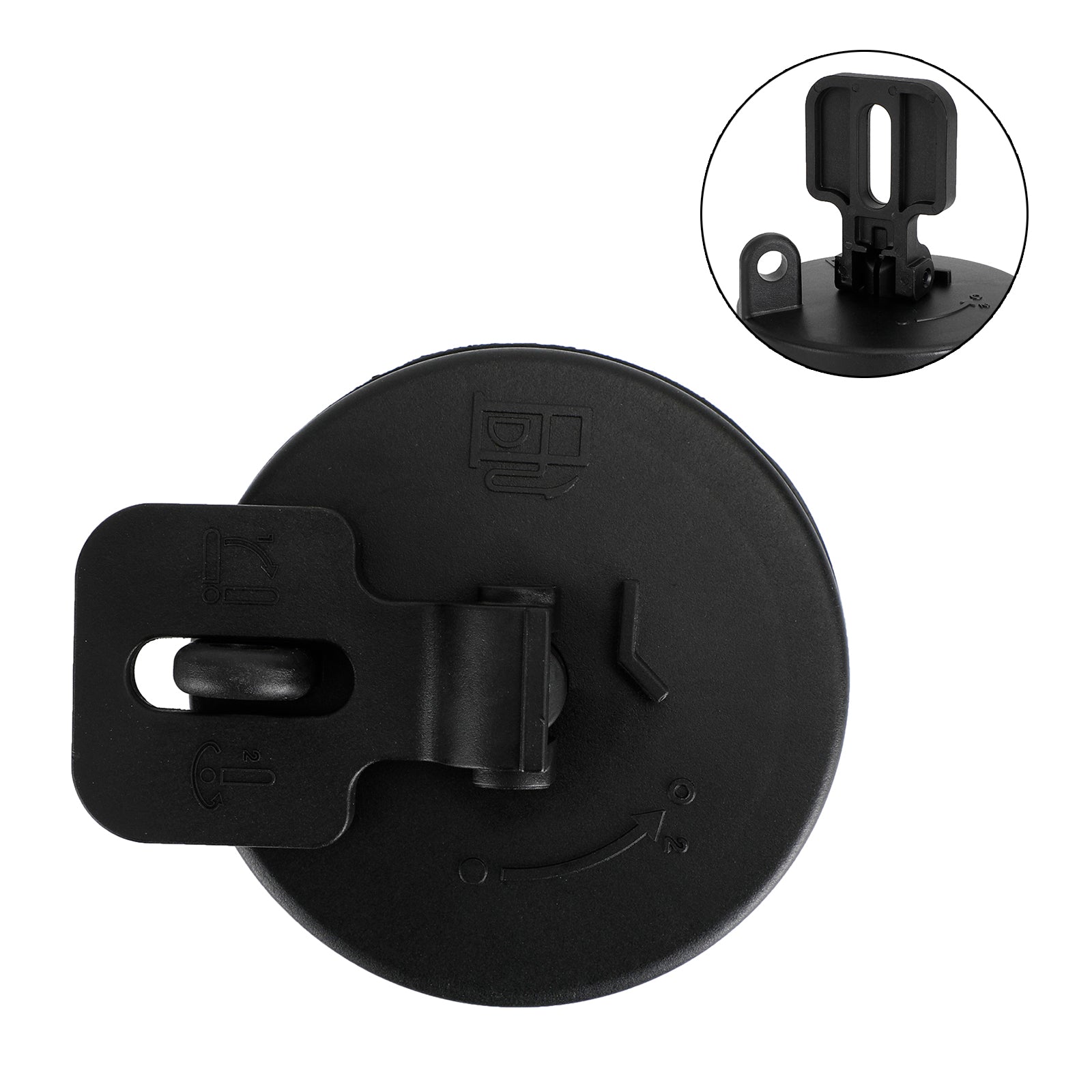 Locking Fuel Cap AT323462 – Compatible with John Deere, Hitachi & Volvo Excavators