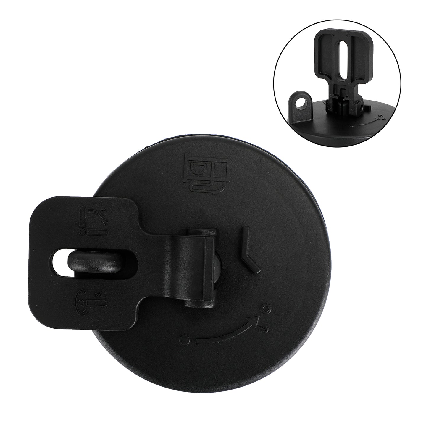 Locking Fuel Cap AT323462 – Compatible with John Deere, Hitachi & Volvo Excavators