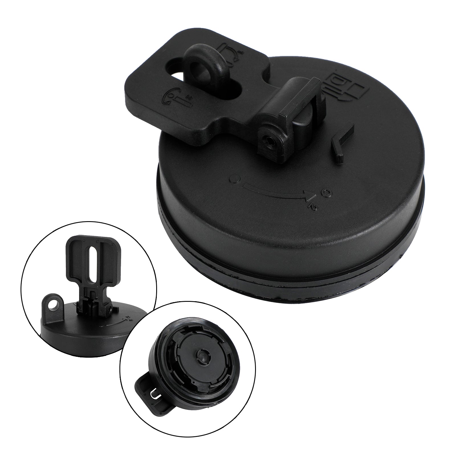 Locking Fuel Cap AT323462 – Compatible with John Deere, Hitachi & Volvo Excavators