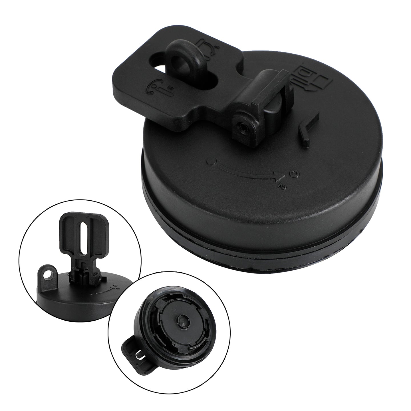 Locking Fuel Cap AT323462 – Compatible with John Deere, Hitachi & Volvo Excavators