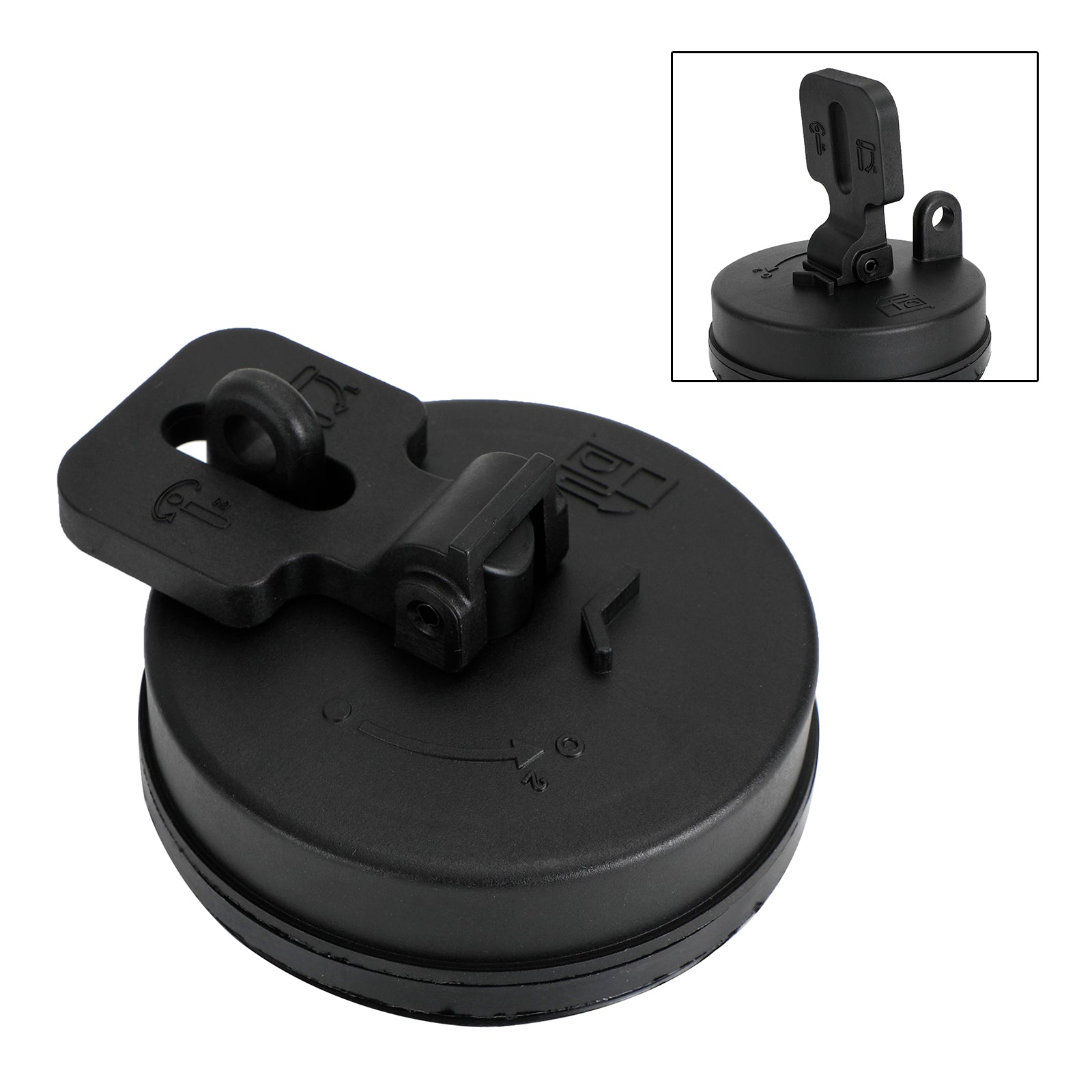 Locking Fuel Cap AT323462 – Compatible with John Deere, Hitachi & Volvo Excavators