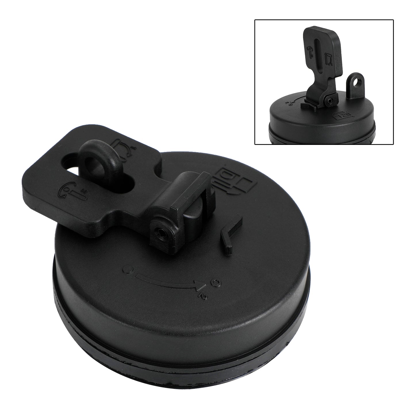 Locking Fuel Cap AT323462 – Compatible with John Deere, Hitachi & Volvo Excavators
