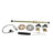 44.8" (1140mm) Rear Live Axle Assembly, Complete Kit with Brake, 37T Sprocket, Hubs & 530 Chain for Go Kart ATV Quad