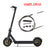 Brake Line Kit For NINEBOT MAX G30 Electric Scooter Front Wheel Brake Cable