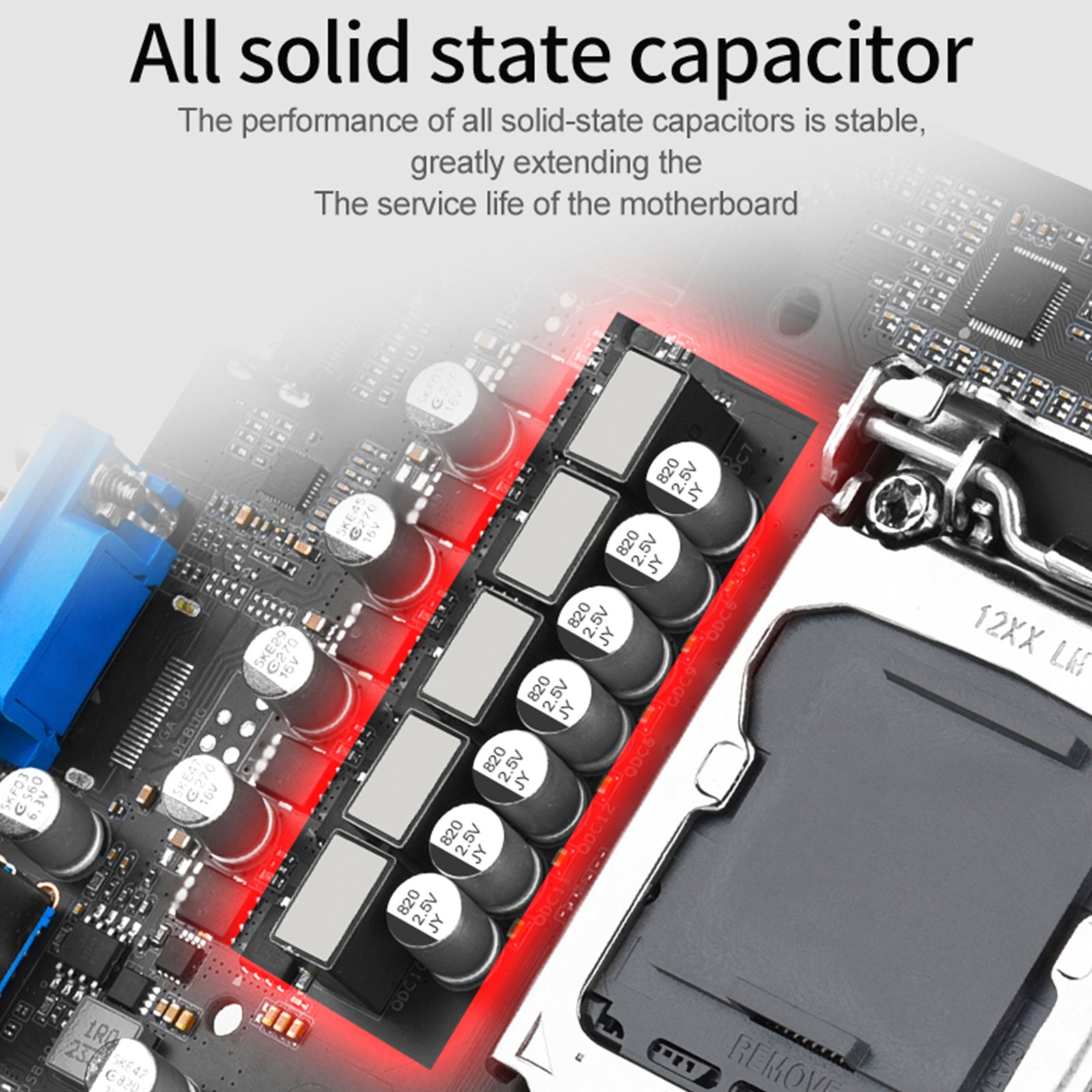 H510M-I Desktop Computer Motherboard LGA1200 CPU 1200-Pin DDR4 Memory NVME WIFI