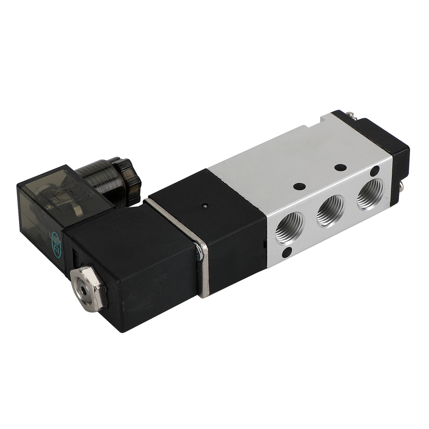 Pneumatic Electric Solenoid Air Valve 4V110-06 2 Position 5 Way PT 1/8", DC 24V