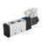 Pneumatic Electric Solenoid Air Valve 4V310-10 2 Position 5 Way PT 3/8", DC 12V