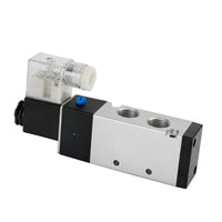 Pneumatic Electric Solenoid Air Valve 4V310-10 2 Position 5 Way PT 3/8", DC 12V