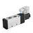 Pneumatic Electric Solenoid Air Valve 4V310-10 2 Position 5 Way PT 3/8", DC 24V