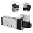 Pneumatic Electric Solenoid Air Valve 4V310-10 DC 12V 2 Position 5 Way PT 1/2"