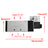 Pneumatic Electric Solenoid Air Valve 4V310-10 DC 12V 2 Position 5 Way PT 1/2"